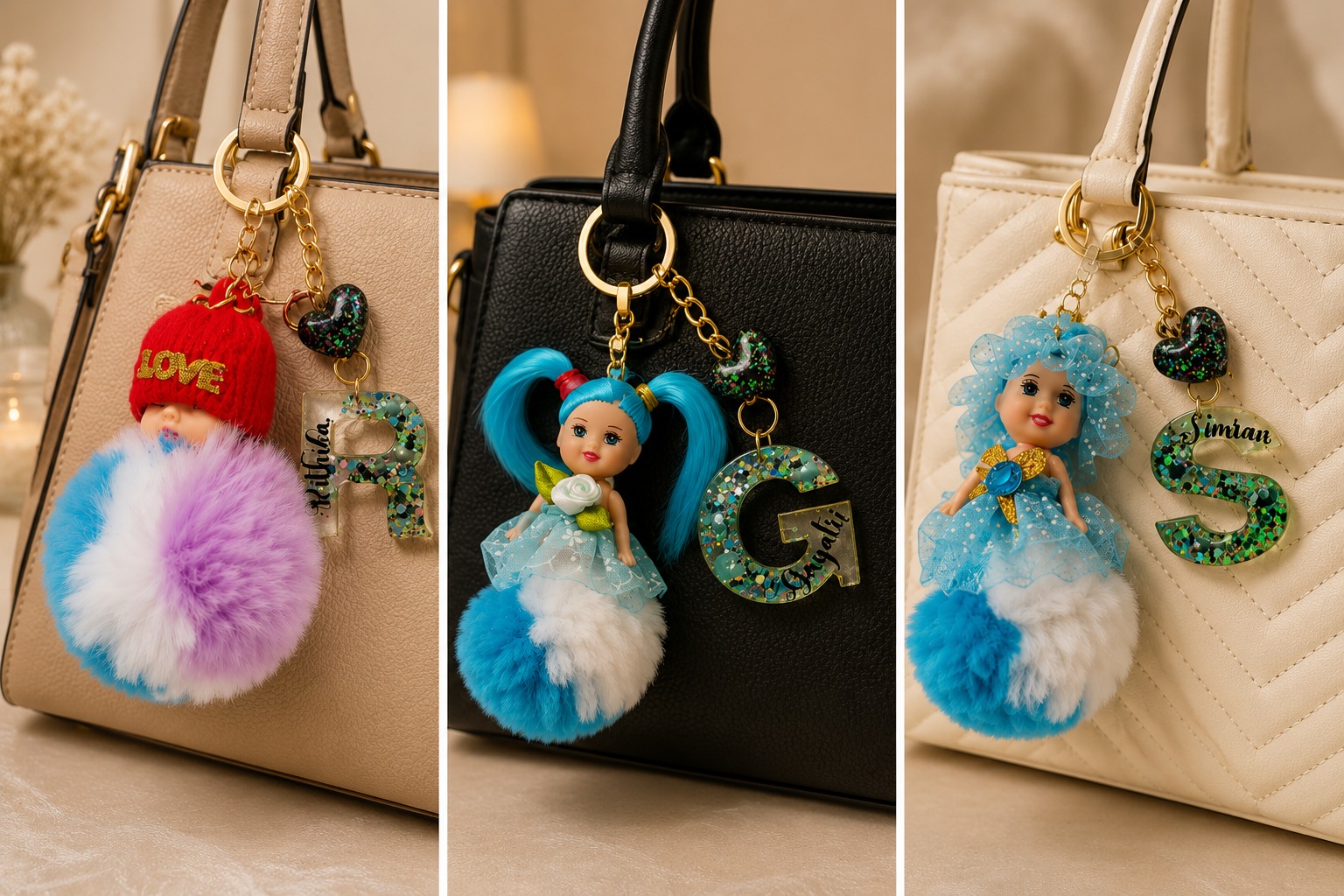 Customized Doll Keychain